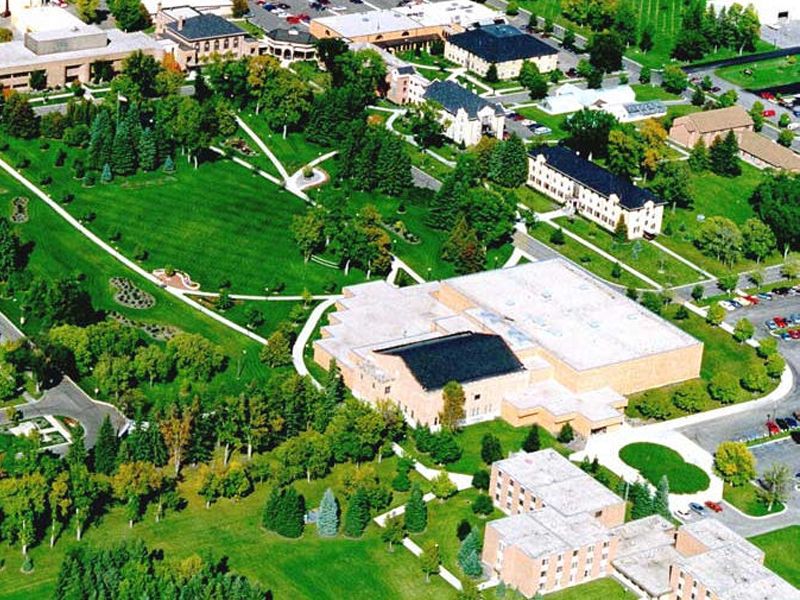 Aerial view of Crookston Campus