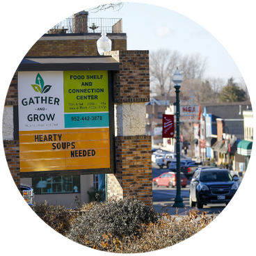 Gather and Grow Signage